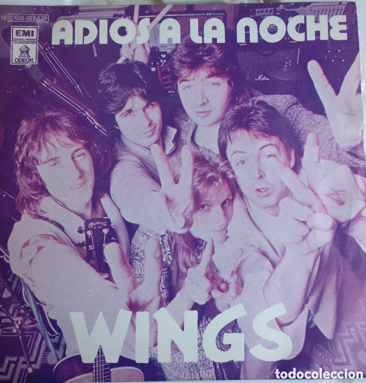 Discos de vinilo: *WINGS, ADIOS A LA NOCHE, SPAIN, ODEON, 1979..LGS.9 - Foto 1