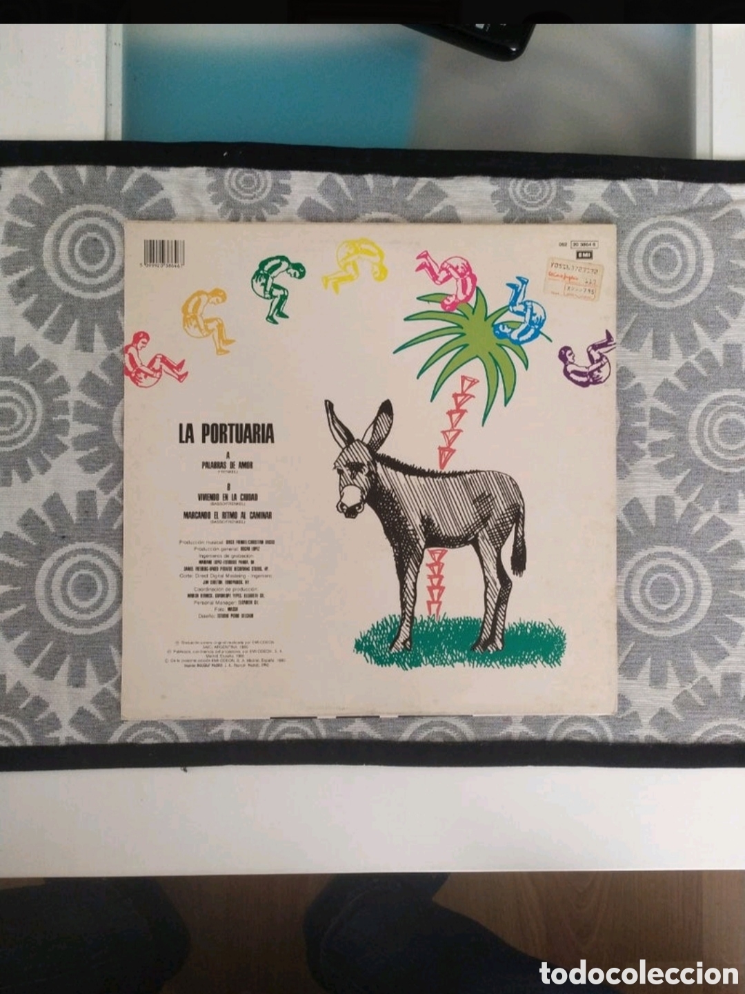 Discos de vinilo: Maxi single La Portuaria. Palabras de amor - Foto 2
