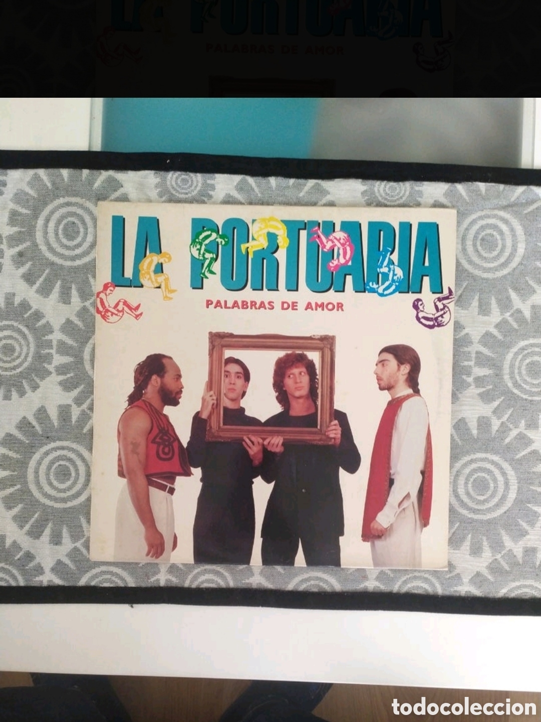 Discos de vinilo: Maxi single La Portuaria. Palabras de amor - Foto 1