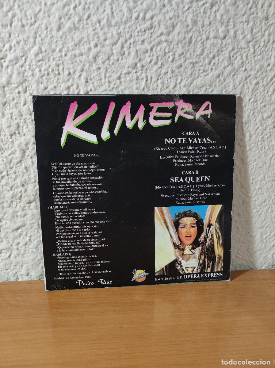 Discos de vinilo: Kimera &ndash; No Te Vayas... - Foto 2
