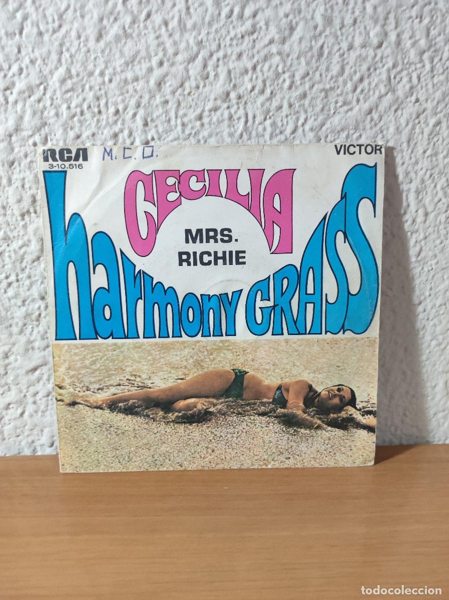 Discos de vinilo: Harmony Grass &ndash; Cecilia / Mrs Richie - Foto 1