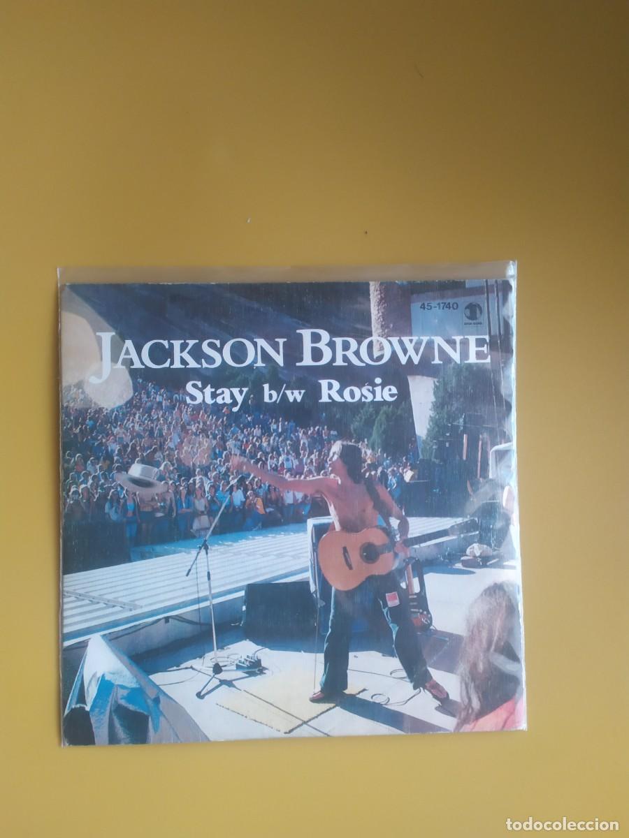 Discos de vinilo: Jackson Browne - Stay / Rosie 1978 - Foto 1
