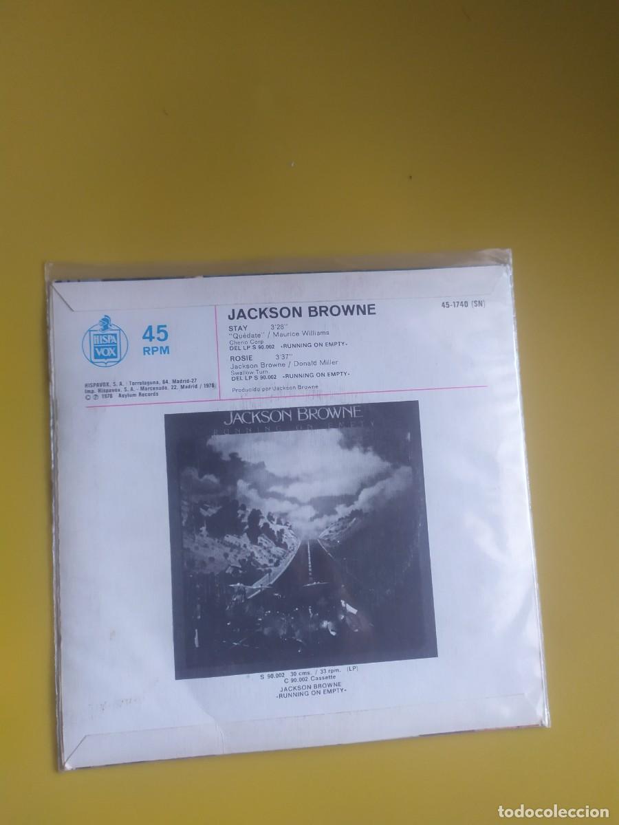 Discos de vinilo: Jackson Browne - Stay / Rosie 1978 - Foto 2