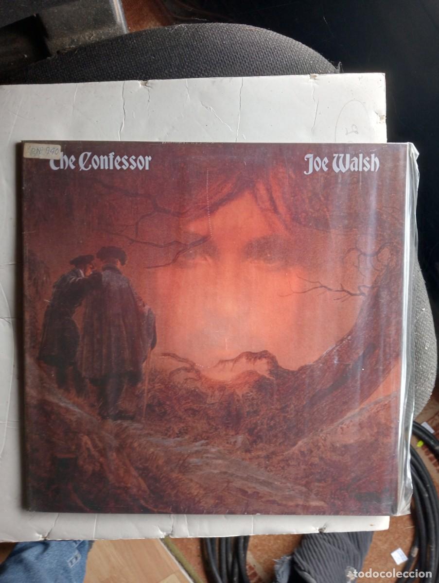 Discos de vinilo: joe walsh the confessor 1985 insert lp - Foto 1
