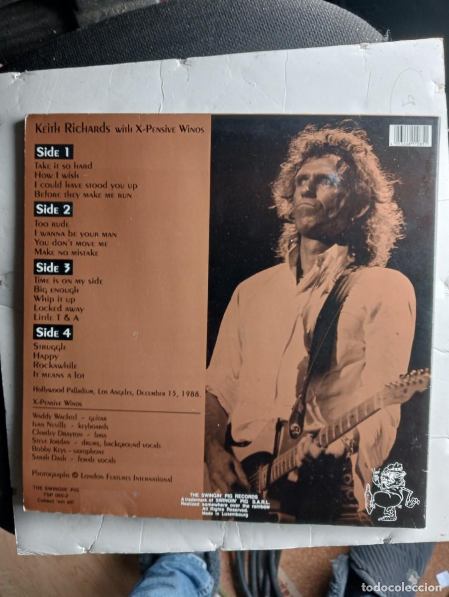 Discos de vinilo: keith richards a stone alone 1991 gatefold 2 lps - Foto 3