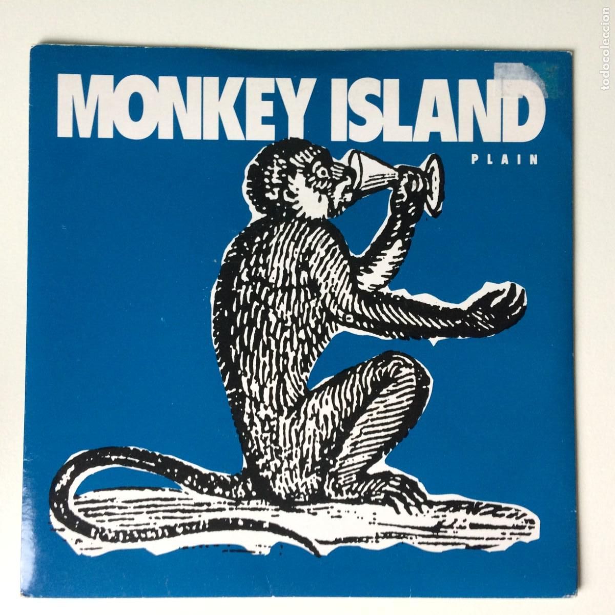 Discos de vinilo: Monkey Island &ndash; Plain / Shining Thru , UK 1994 Caustic Records - Foto 1