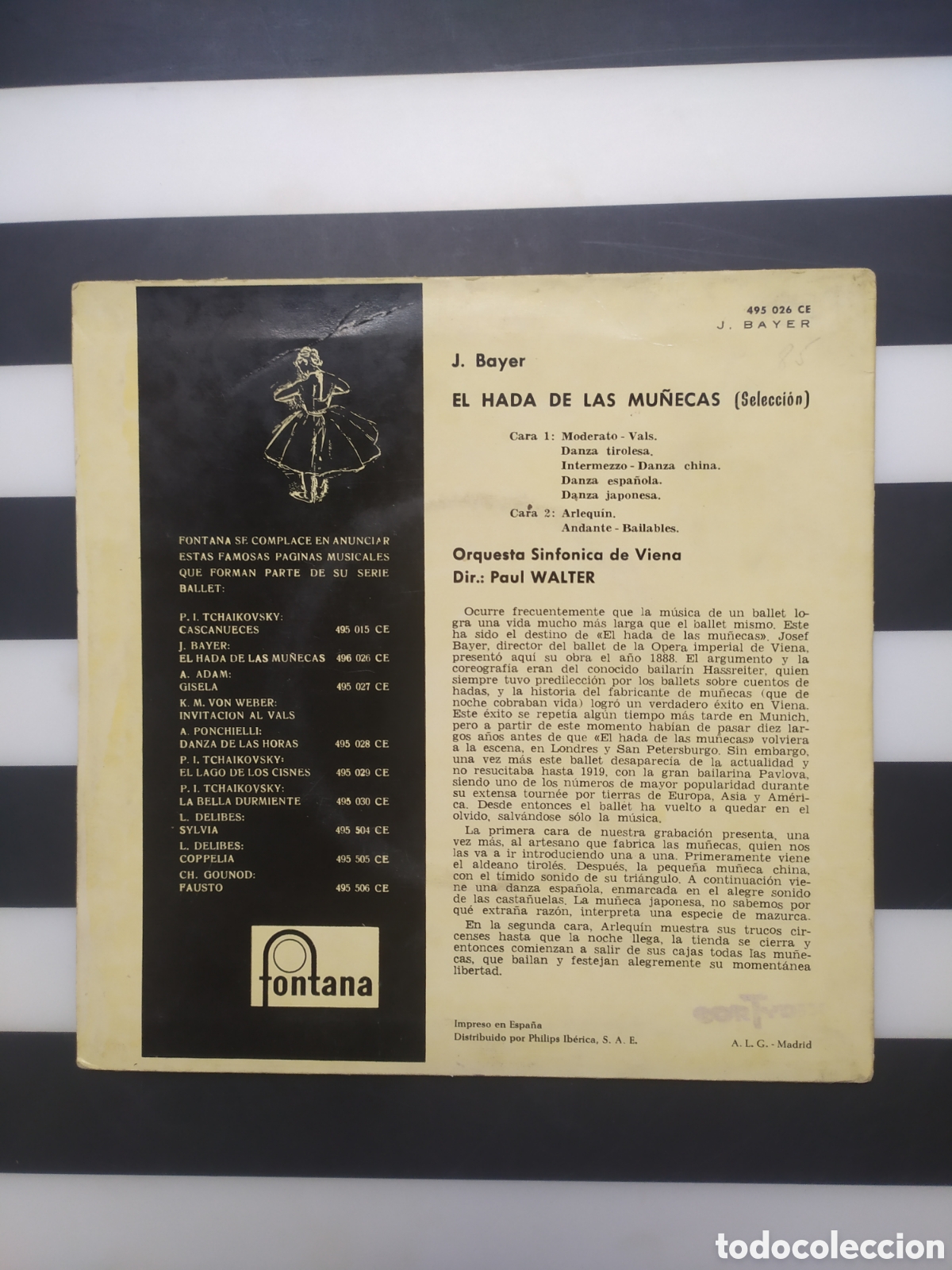 Discos de vinilo: Single Josef Bayer. El Hada De Las Mu&ntilde;ecas - Foto 2