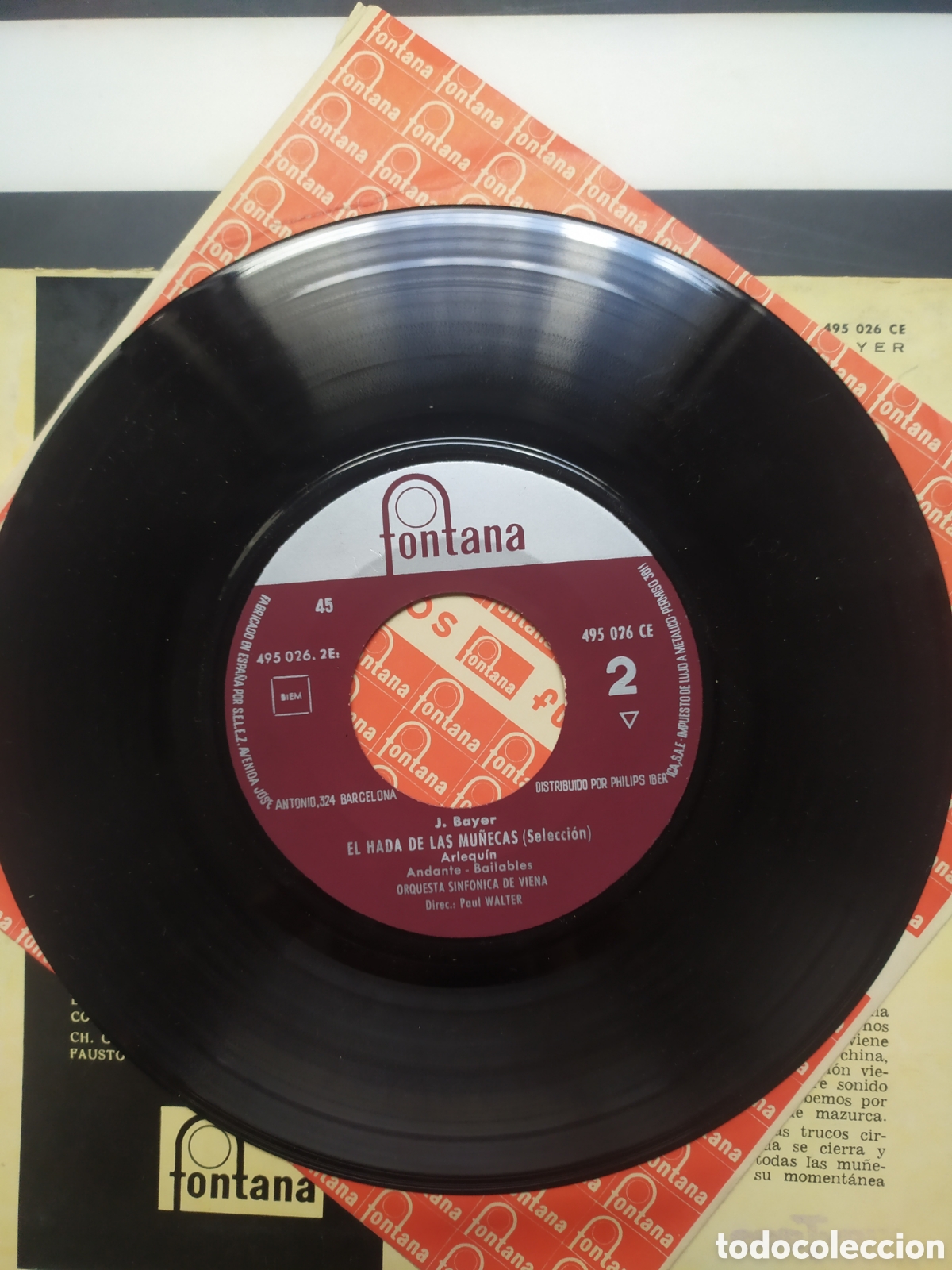 Discos de vinilo: Single Josef Bayer. El Hada De Las Mu&ntilde;ecas - Foto 4