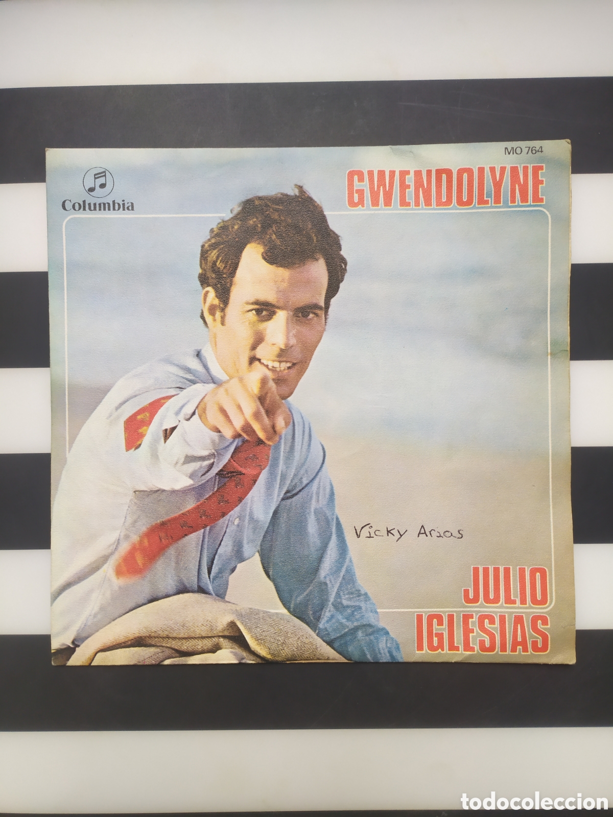 Discos de vinilo: Single Julio Iglesias. Gwendolyne / Bla, Bla, bla - Foto 1