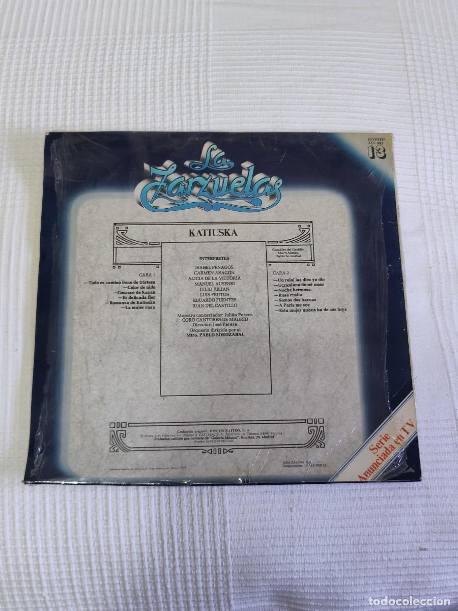 Discos de vinilo: La Zarzuela 13 - Katiuska - Foto 2