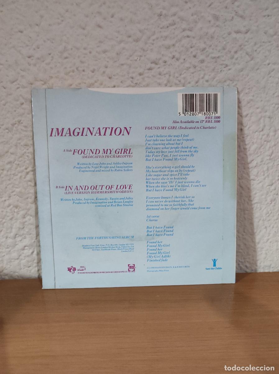 Discos de vinilo: Imagination &ndash; Found My Girl - Foto 2