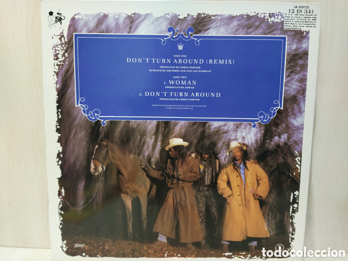 Discos de vinilo: Aswad - Dont Turn Around (12&rdquo;, Maxi) - Foto 2