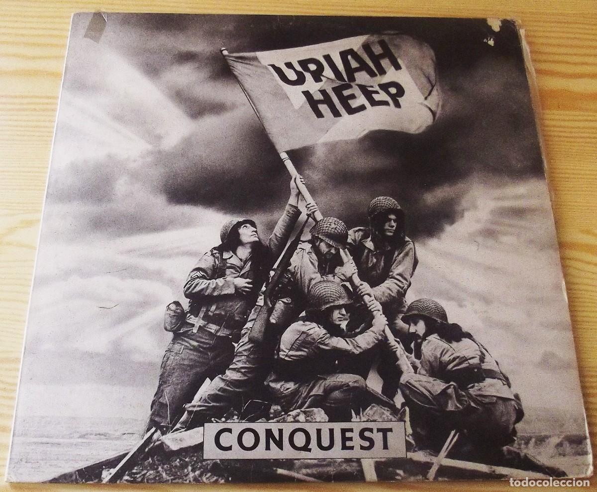 Discos de vinilo: LP Uriah Heep conquest - Foto 1