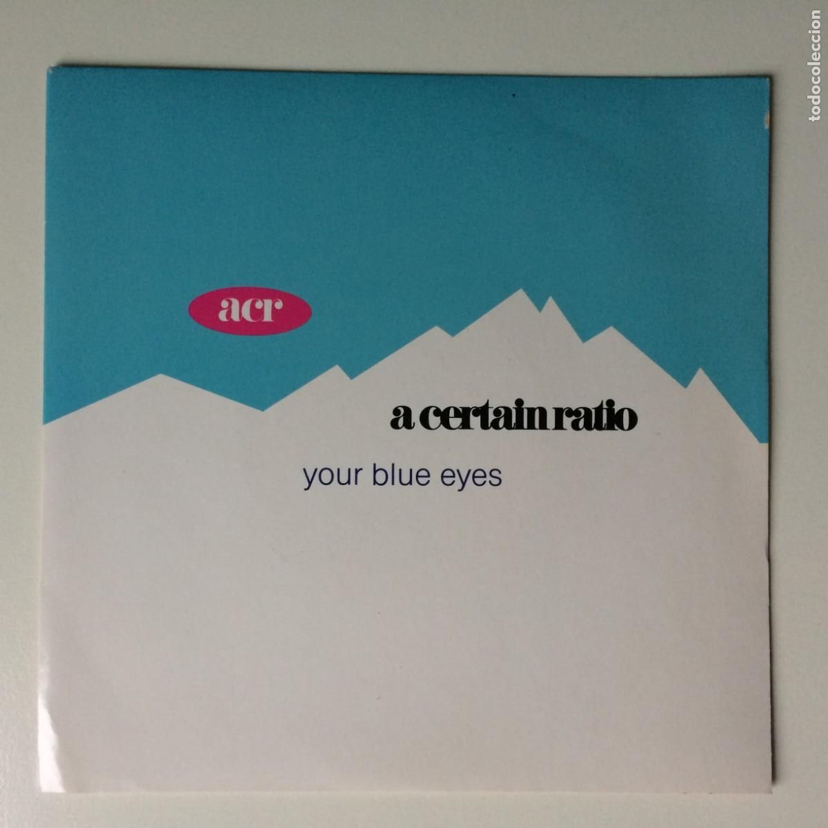Dischi in vinile: A Certain Ratio &lrm;&ndash; Your Blue Eyes / Thin Grey Line , UK 1989 A&M Recods