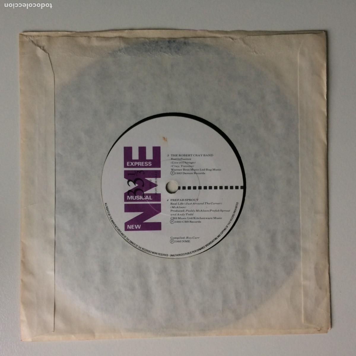 Discos de vinilo: Various &ndash; Drastic Plastic , UK 1985 New Musical Express EP - Foto 1
