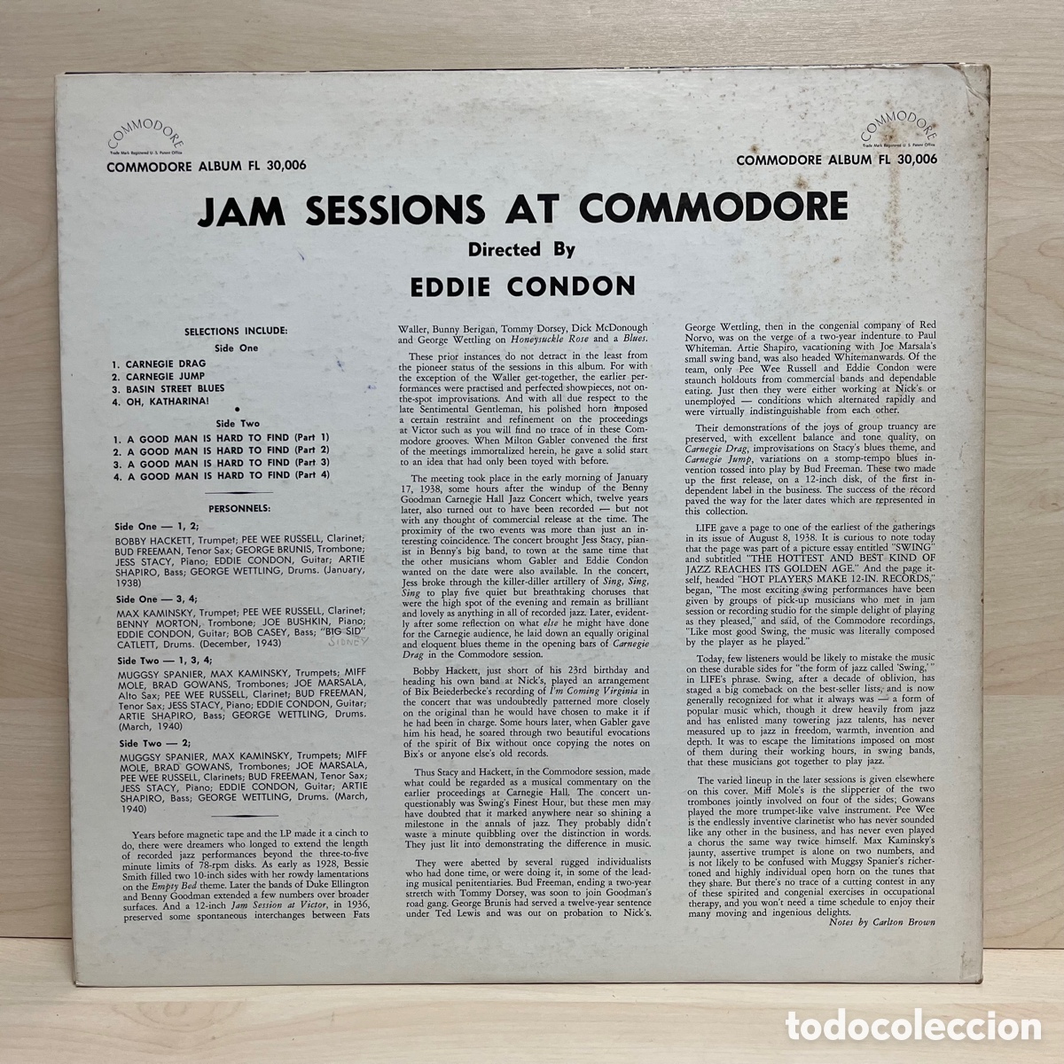 Discos de vinilo: Jam Sessions At Commodore (LP, Comp) - Foto 2