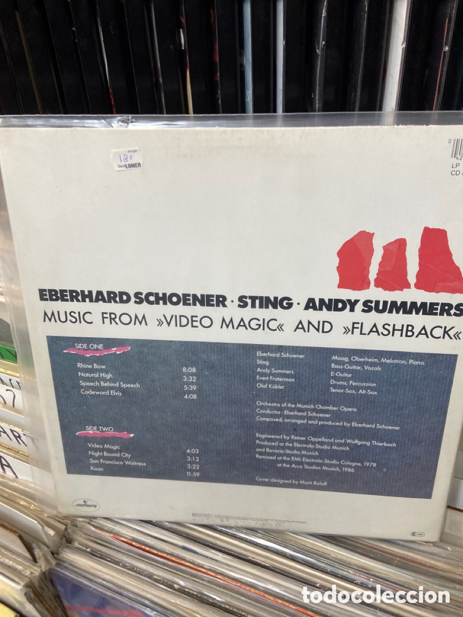 Discos de vinilo: Eberhard schoener sting andy summers - Foto 2
