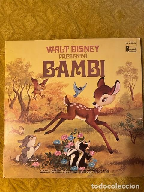 Discos de vinilo: BAMBI- LP - DISNEY - DISNEYLAND RECORD - Foto 1