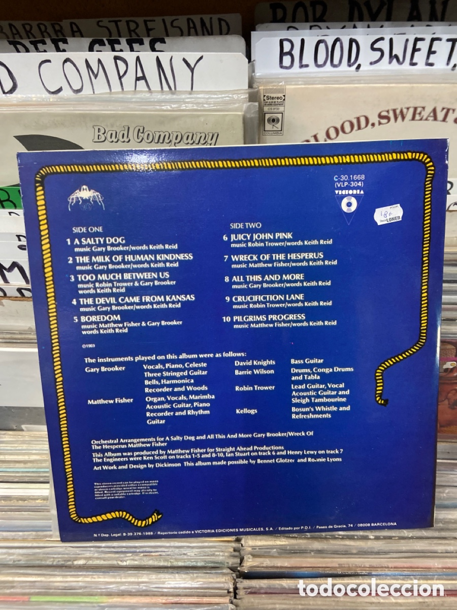 Discos de vinilo: Procol harum a salty dog - Foto 2