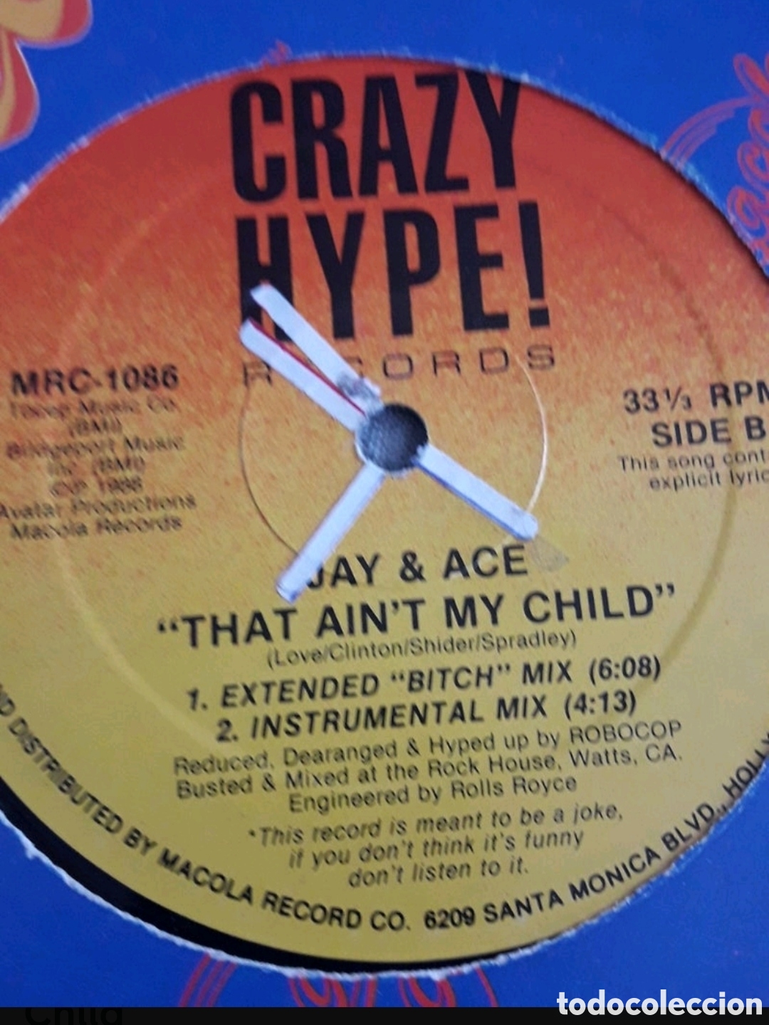 Discos de vinilo: Maxi single Jay & Ace. That Aint My Child - Foto 4