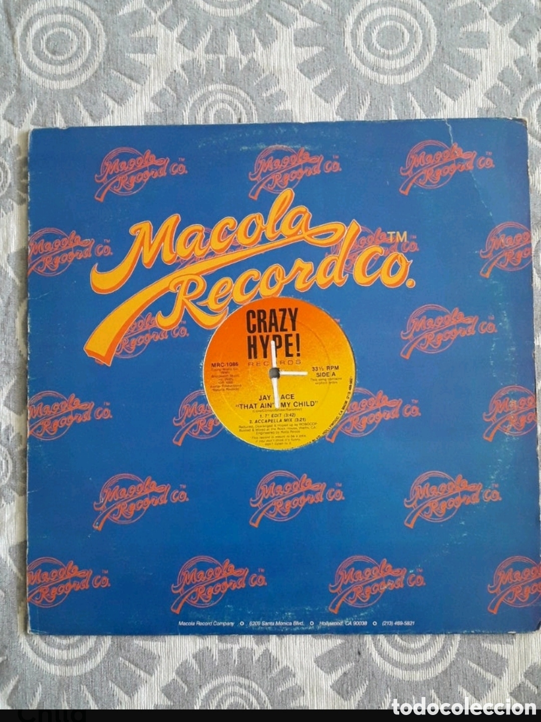 Discos de vinilo: Maxi single Jay & Ace. That Aint My Child - Foto 1