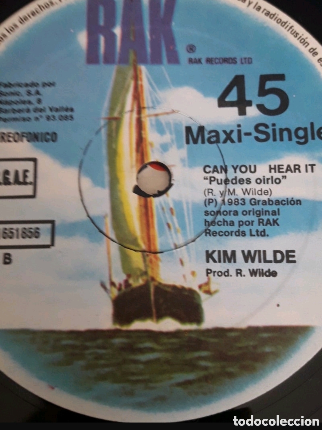 Discos de vinilo: Maxi single Kim Wilde.&nbsp;Love Blonde - Foto 4