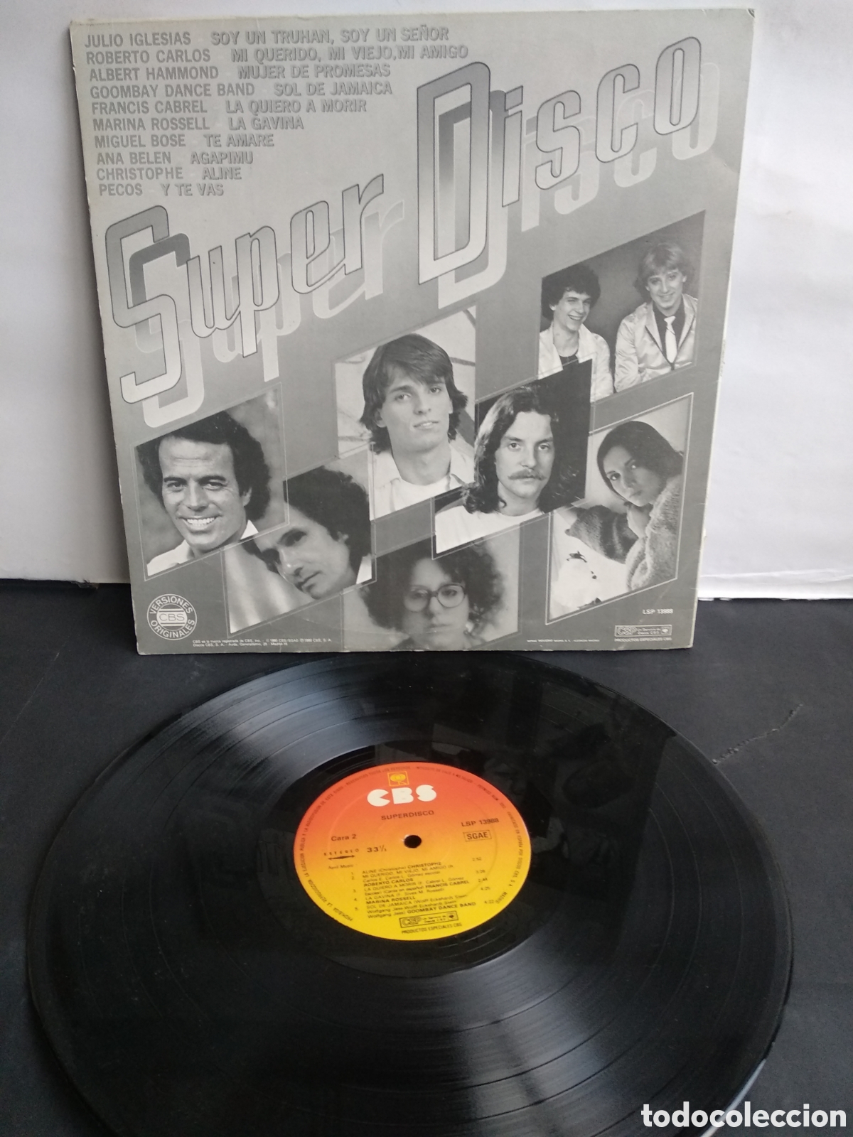 Discos de vinilo: SUPER DISCO, SPAIN, CBS, 1980, LC.5 - Foto 2