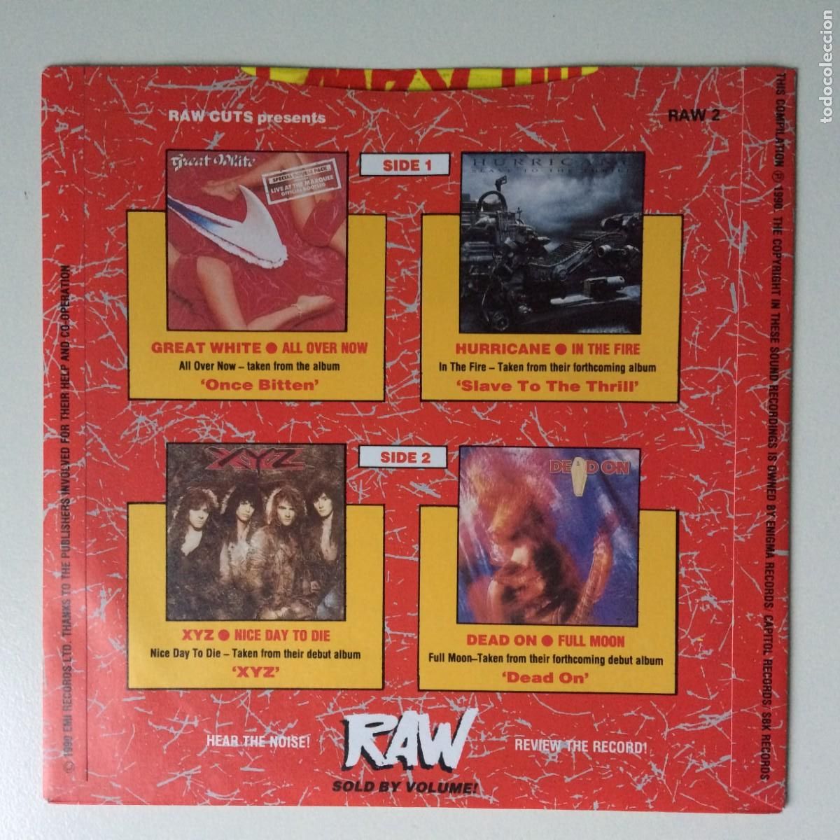 Discos de vinilo: Various &lrm;&ndash; Raw Cuts , UK 1990 Raw EP - Foto 2