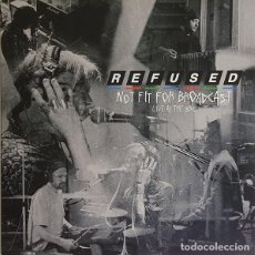 Discos de vinilo: REFUSED * LP TRANSPARENTE RSD * NOT FIT FOR BROADCAST (LIVE AT THE BBC) PRECINTADO RECORD STORE DAY