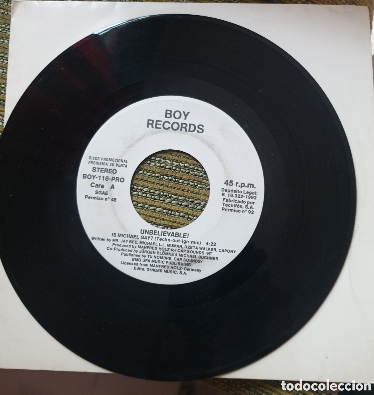Discos de vinilo: Unveliable! - is Michael gay? - Foto 1