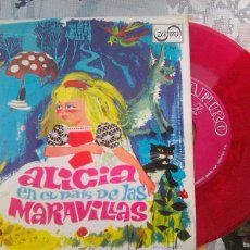 Discos de vinilo: ALICIA EN EL PAÍS DE LAS MARAVILLAS... POR TEATRO INVISIBLE DE RACIO NACIONAL (ZAFIRO, 1967) - VINI. Lote 400626504