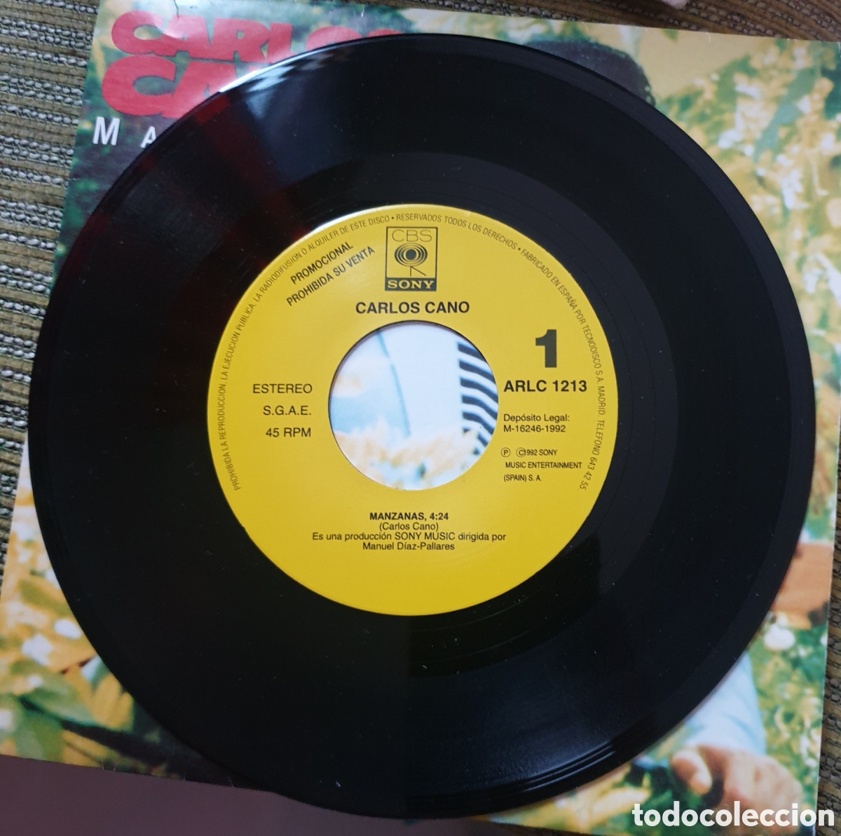 Discos de vinilo: Carlos Cano - Manzanas - Foto 2