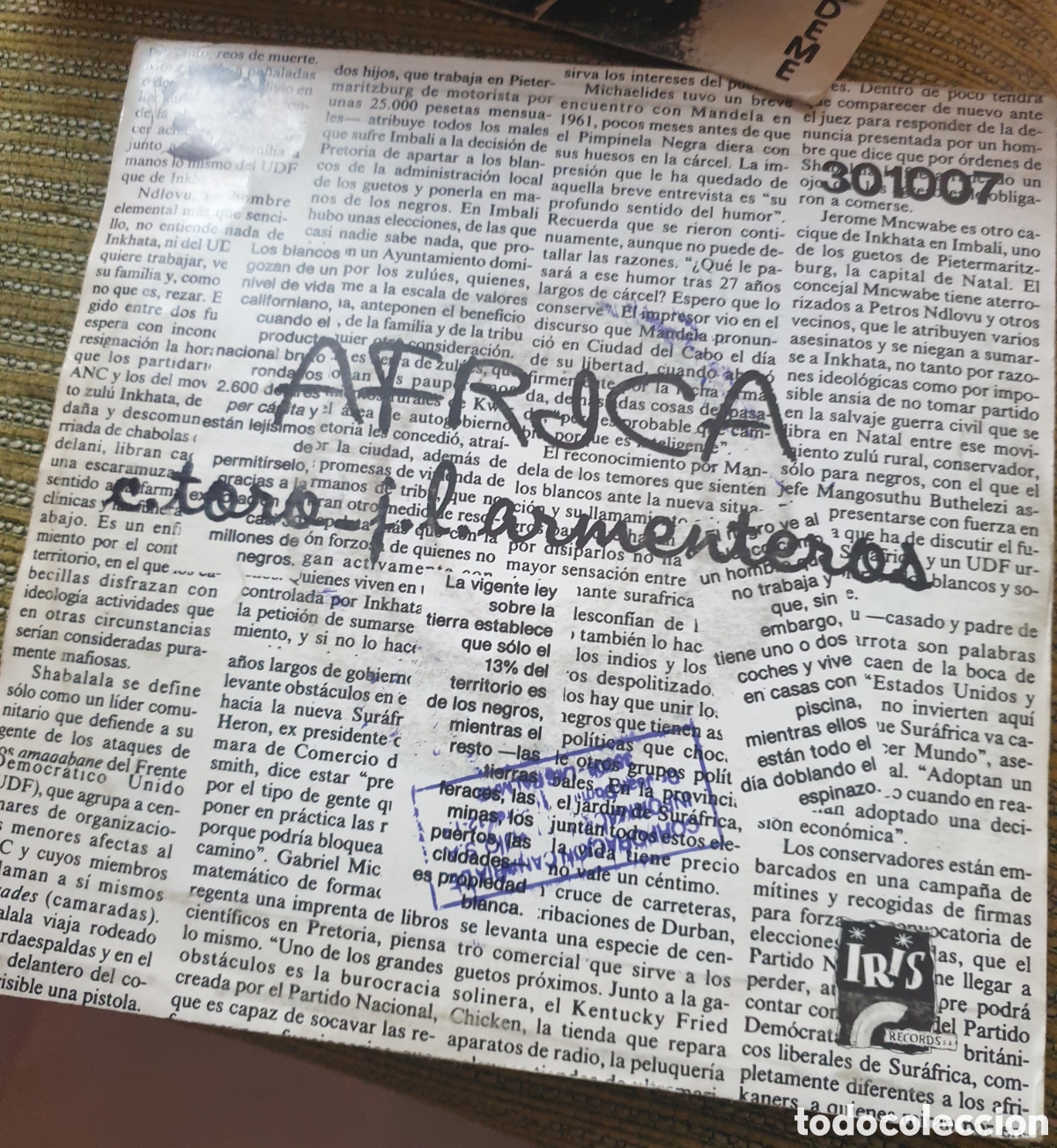 Discos de vinilo: Okey - &Aacute;frica - Foto 2