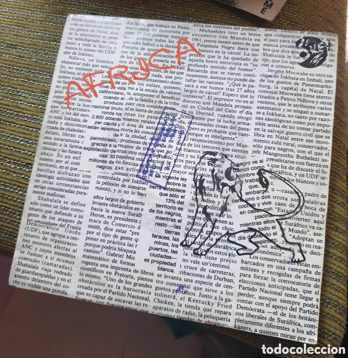 Discos de vinilo: Okey - &Aacute;frica - Foto 1