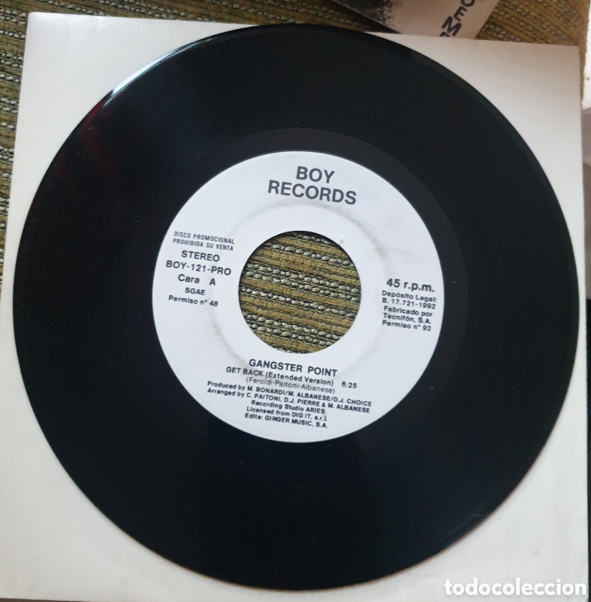 Discos de vinilo: Gangster point - get back - Foto 1