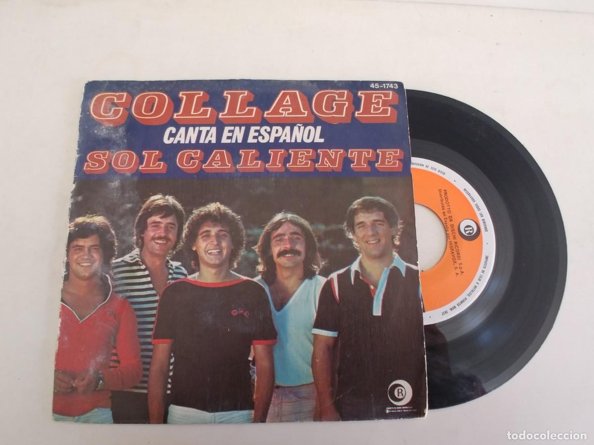Discos de vinilo: COLLAGE-SINGLE SOL CALIENTE-EN ESPA&Ntilde;OL - Foto 1