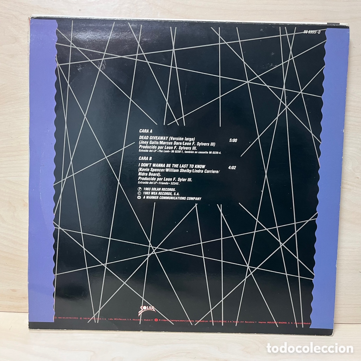 Discos de vinilo: Shalamar - Dead Giveaway (12&rdquo;) - Foto 2