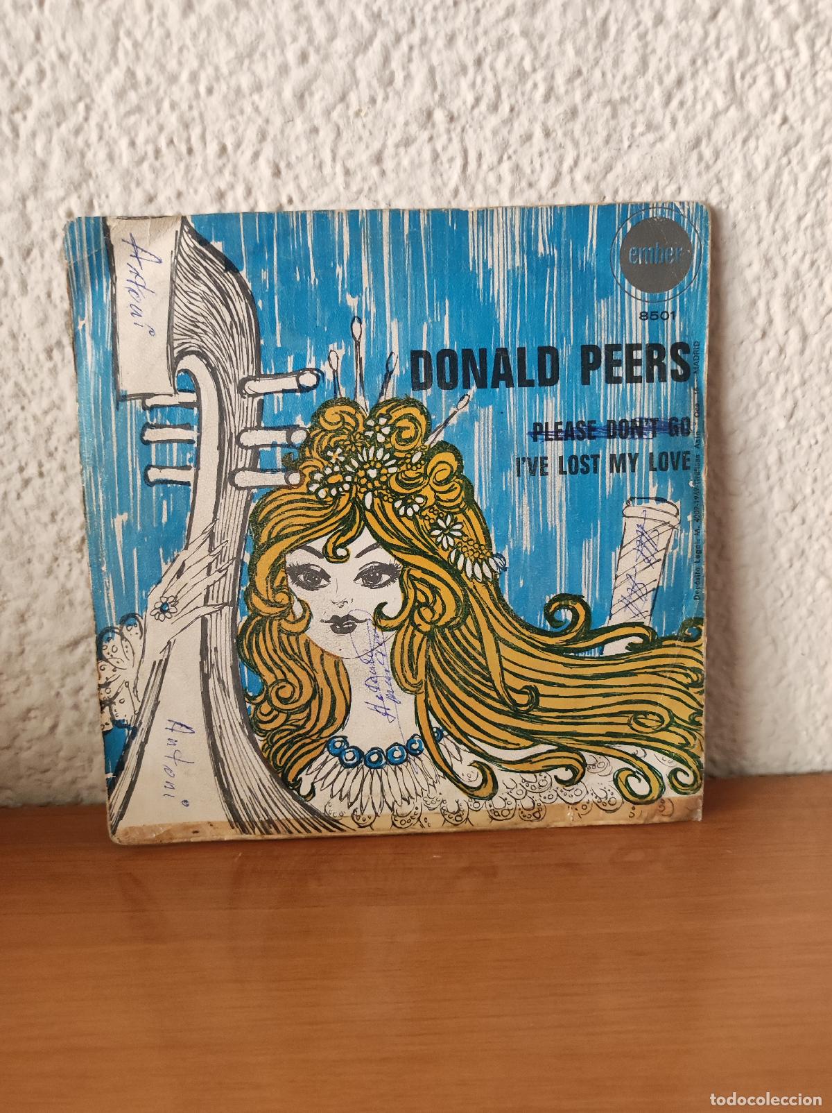 Discos de vinilo: DONALD PEERS IVE LOST MY LOVE - Foto 1