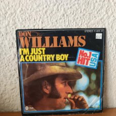 Discos de vinilo: DON WILLIAMS IM JUST A COUNTRY BOY