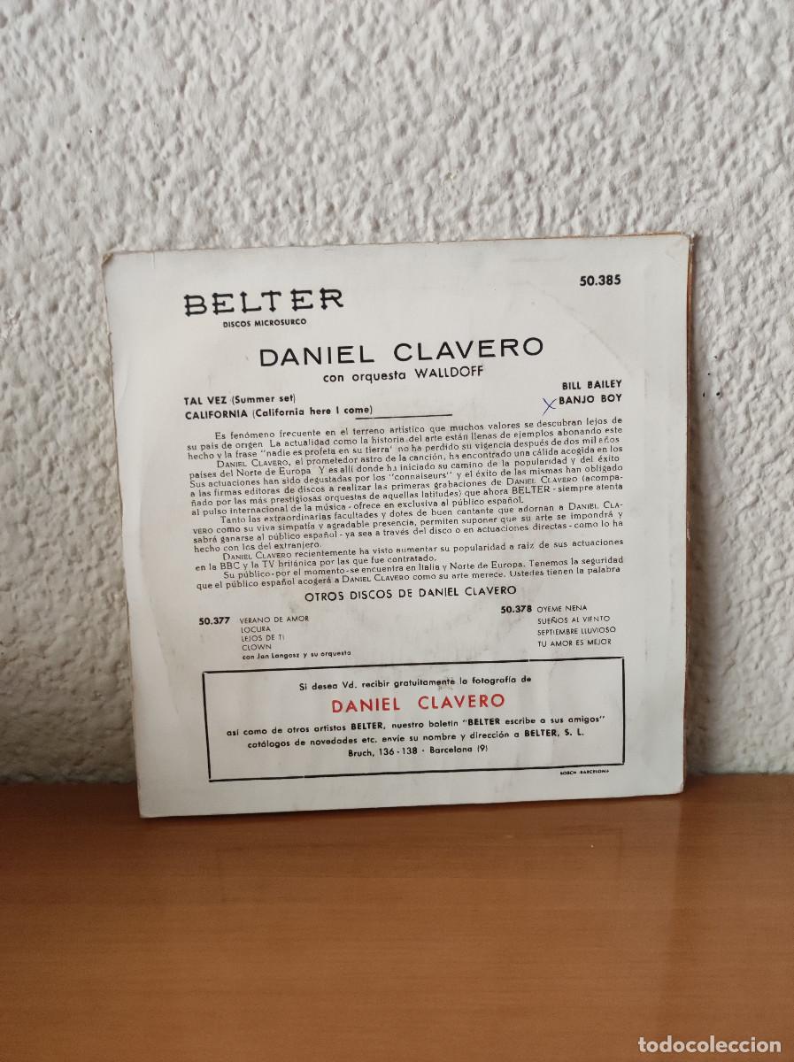 Discos de vinilo: Daniel Clavero &ndash; Tal Vez - Foto 2