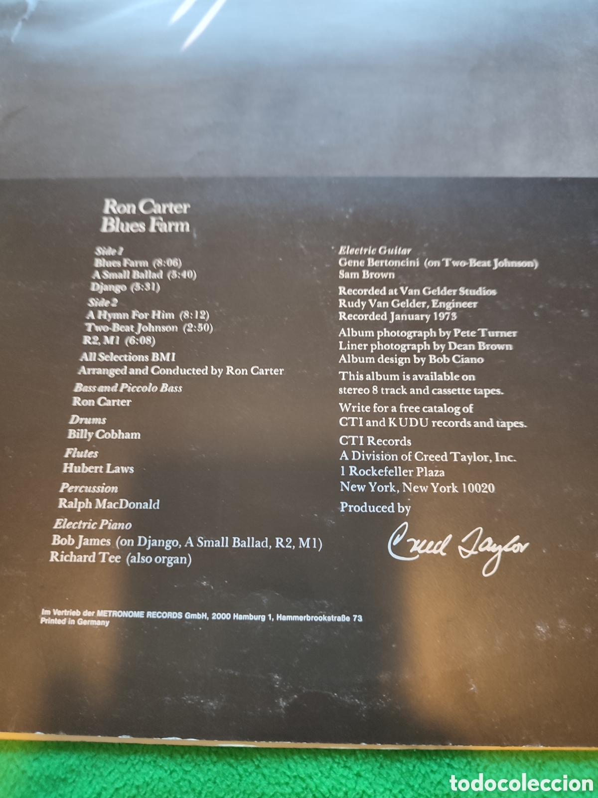 Discos de vinilo: Ron Carter - Blues farm - Foto 4
