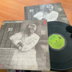 Discos de vinilo: CANCIONES PARA LA LIBERTAD (MUESTRARIO GONG Nº 1) 2 X LP ESPAÑA GAT. 1976 (G-9). Lote 400681164