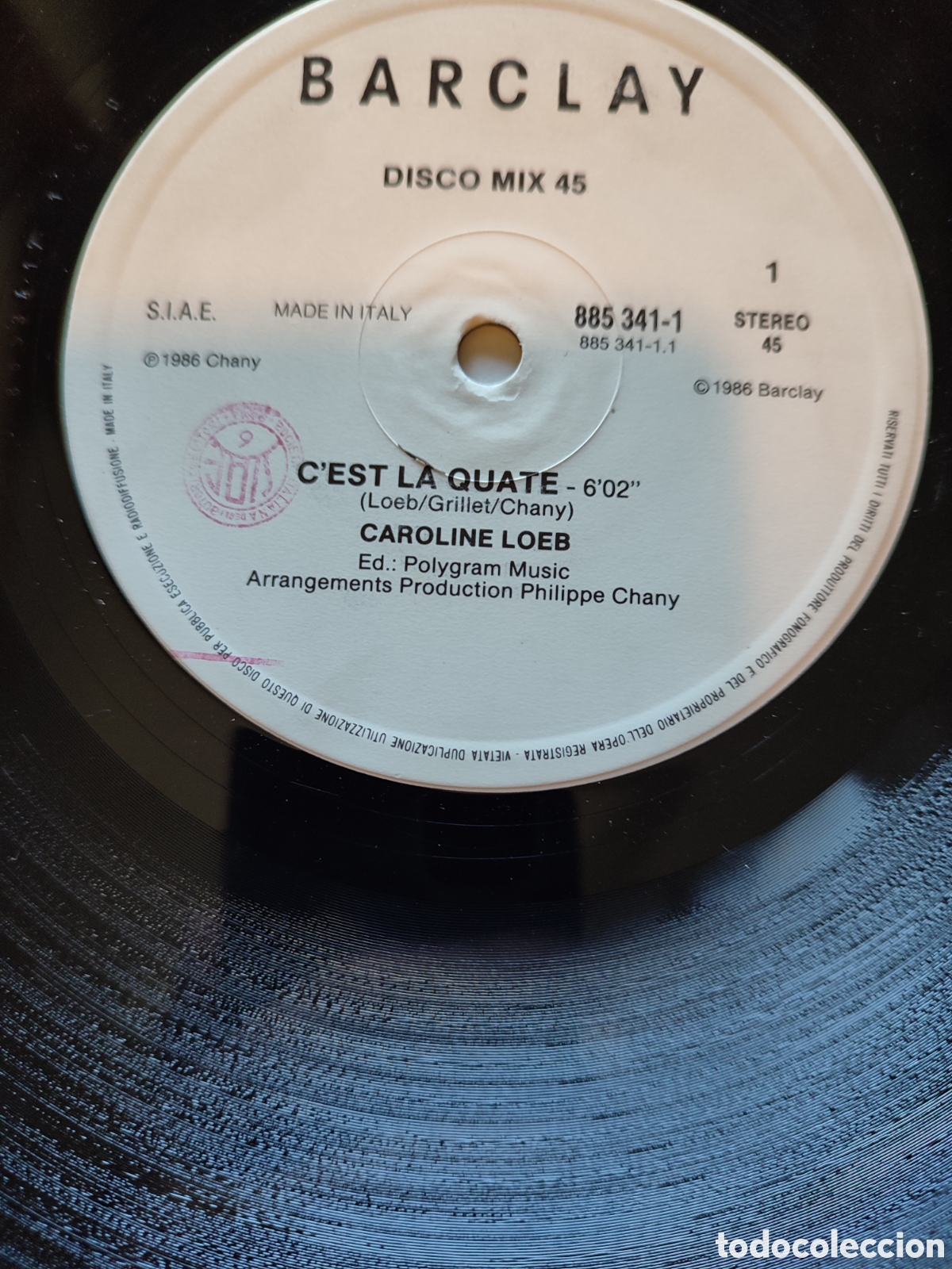 Discos de vinilo: Caroline Loeb - Cest la ouate - Foto 3