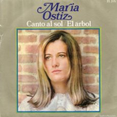 Discos de vinilo: MARÍA OSTIZ. CANTO AL SOL / EL ÁRBOL.. Lote 400684734