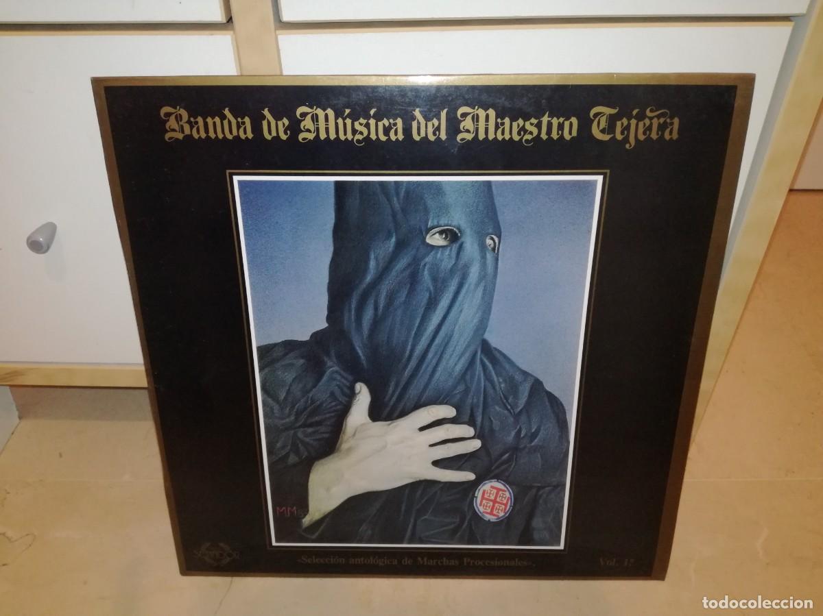 Discos de vinilo: BANDA DE MUSICA DEL MAESTRO TEJERA-SELECCION ANTOLOGICA DE MARCHAS PROCESIONALES-VOL 1-MUY RARO