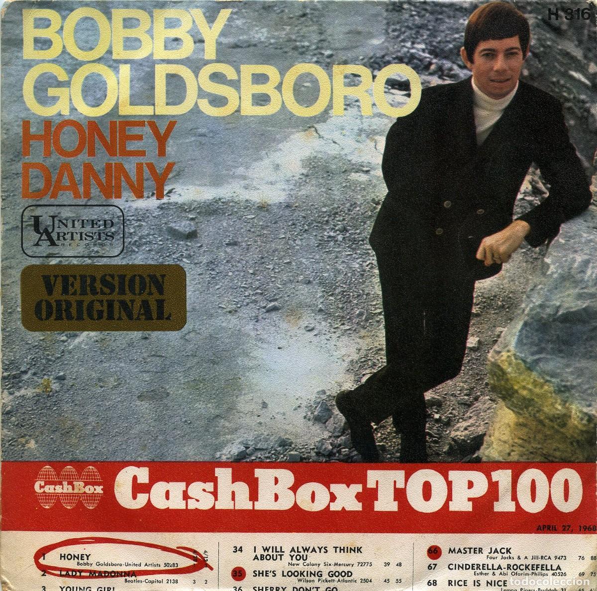 Discos de vinilo: BOBBY GOLDSBORO. Honey / Danny. - Foto 1