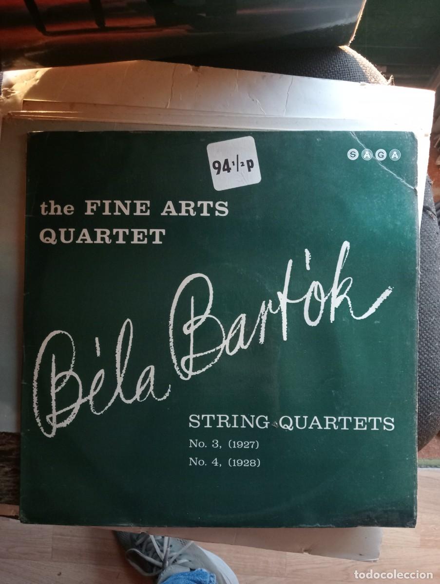 Discos de vinilo: B&eacute;la Bart&oacute;k, The Fine Arts Quartet &lrm;&ndash; String Quartets Nos. 3 And 4 - Foto 1