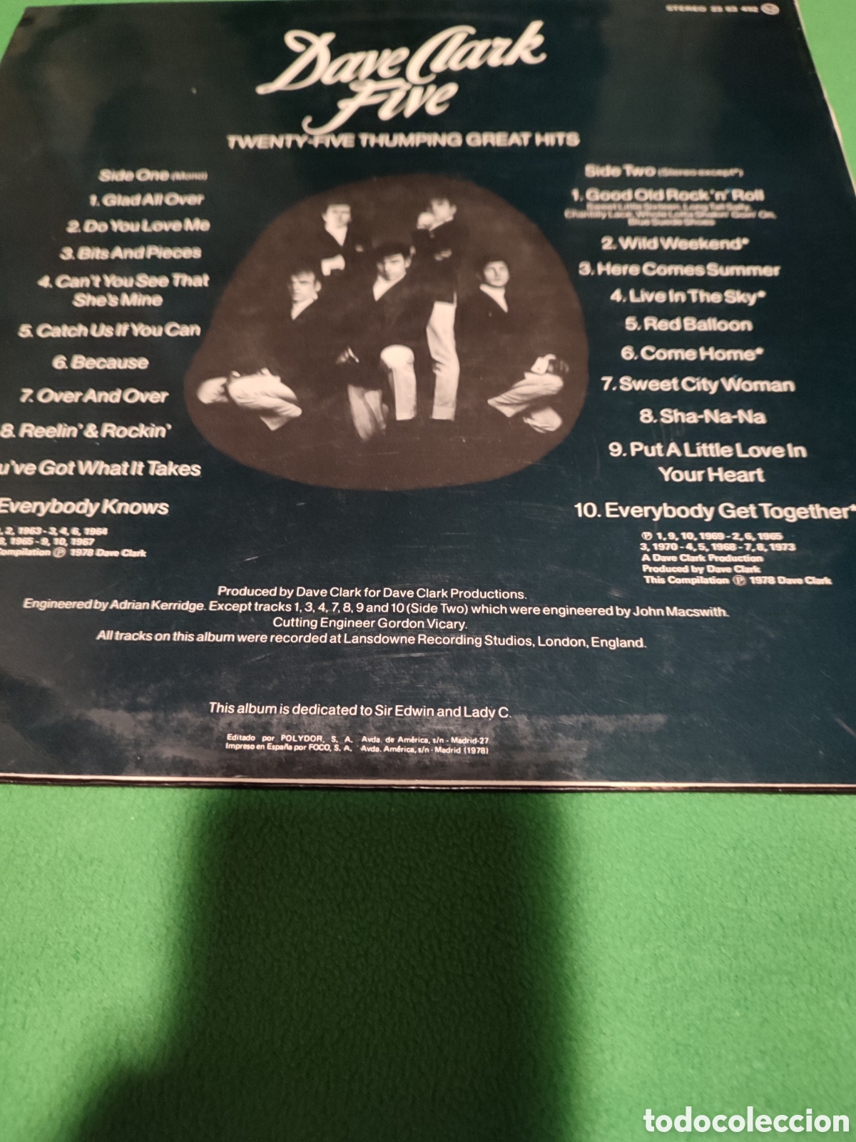 Discos de vinilo: Dave Clark Five - 25 Thumping great hits - Foto 2
