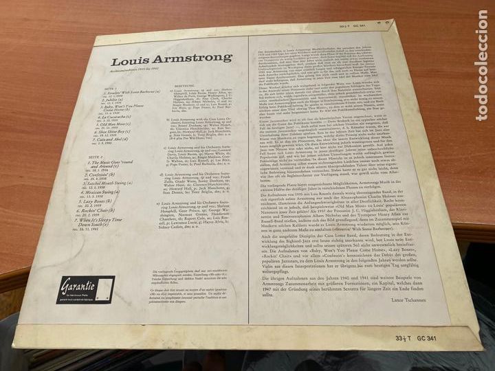 Discos de vinilo: LOUIS ARMSTRONG (1935 - 1941) LP (B-58) - Foto 3