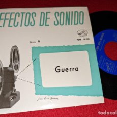 Discos de vinilo: EFECTOS SONIDO COLECCION AGES-MENNON GUERRA EP 7'' 1959 LA VOZ DE SU AMO SPAIN LIBRERIA SONIDOS. Lote 400709364